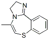 Imidazo[1,2-d][1,4]benzothiazepine, 2,3-dihydro-5-methyl- (9CI) 구조식 이미지