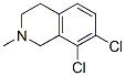 Isoquinoline, 7,8-dichloro-1,2,3,4-tetrahydro-2-methyl- (9CI) Structure