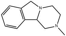 Pyrazino[2,1-a]isoindole, 1,2,3,4,6,10b-hexahydro-2-methyl- (9CI) Structure
