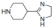 Piperidine, 4-(4,5-dihydro-1H-imidazol-2-yl)- (9CI) Structure