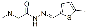 Glycine, N,N-dimethyl-, [(5-methyl-2-thienyl)methylene]hydrazide (9CI) Structure