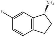 1H-Inden-1-amine,6-fluoro-2,3-dihydro-,(1R)-(9CI) Structure
