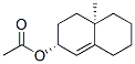 2-Naphthalenol,2,3,4,4a,5,6,7,8-octahydro-4a-methyl-,acetate,(2R,4aR)-(9CI) 구조식 이미지