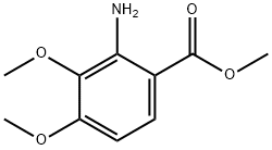 벤조산,2-아미노-3,4-디메톡시-,메틸에스테르 구조식 이미지
