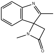 Spiro[azetidine-2,3-[3H]indol]-4-one, 1,2-dimethyl- (9CI) Structure