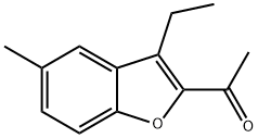 Ethanone, 1-(3-ethyl-5-methyl-2-benzofuranyl)- (9CI) 구조식 이미지