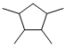 1,2,3,4-TETRAMETHYLCYCLOPENTANE Structure