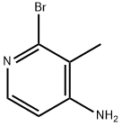 2-BroMo-3-메틸-4-피리디나 구조식 이미지