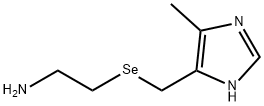 Ethanamine, 2-[[(5-methyl-1H-imidazol-4-yl)methyl]seleno]- (9CI) Structure