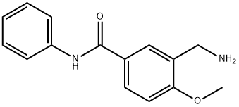 벤즈아미드,3-(아미노메틸)-4-메톡시-N-페닐-(9CI) 구조식 이미지