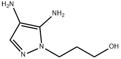 1H-피라졸-1-프로판올,4,5-디아미노- 구조식 이미지