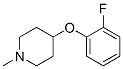 Piperidine, 4-(2-fluorophenoxy)-1-methyl- (9CI) Structure