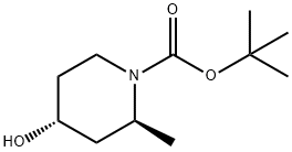 1-Piperidinecarboxylicacid,4-hydroxy-2-methyl-,1,1-dimethylethylester,(2S,4R)-(9CI) 구조식 이미지