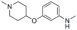 Benzenamine, N-methyl-3-[(1-methyl-4-piperidinyl)oxy]- (9CI) Structure