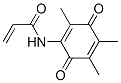 2-Propenamide, N-(2,4,5-trimethyl-3,6-dioxo-1,4-cyclohexadien-1-yl)- (9CI) Structure