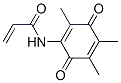 2-Propenamide, N-(2,4,5-trimethyl-3,6-dioxo-1,4-cyclohexadien-1-yl)- (9CI) 구조식 이미지