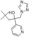 3-PYRIDINEMETHANOL, ALPHA-(2,2-DIMETHYLPROPYL)-ALPHA-(1H-1,2,4-TRIAZOL-1-YLMETHYL)- Structure