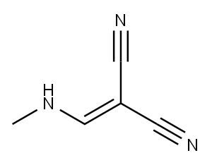 Propanedinitrile, [(methylamino)methylene]- Structure