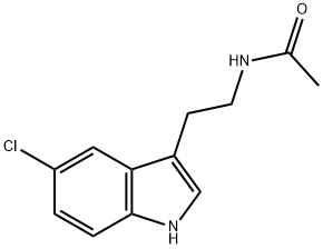 N-ACETHYL-5-CHLOROTRYPTAMINE Structure