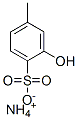ammonium 2-hydroxy-4-methylbenzenesulphonate  구조식 이미지