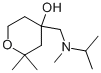 2H-Pyran-4-ol,tetrahydro-2,2-dimethyl-4-[[methyl(1-methylethyl)amino]methyl]-(9CI) Structure