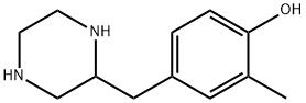 페놀,2-메틸-4-(2-피페라지닐메틸)-(9CI) 구조식 이미지