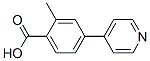 벤조산,2-메틸-4-(4-피리디닐)-(9Cl) 구조식 이미지