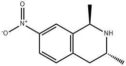 Isoquinoline, 1,2,3,4-tetrahydro-1,3-dimethyl-7-nitro-, (1R,3R)- (9CI) Structure