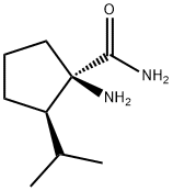 Cyclopentanecarboxamide, 1-amino-2-(1-methylethyl)-, (1R,2R)- (9CI) Structure