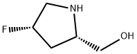 (2S,4S)-4-Fluoro-2-pyrrolidinemethanol Structure
