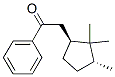 Ethanone, 1-phenyl-2-[(1S,3R)-2,2,3-trimethylcyclopentyl]- (9CI) Structure