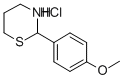 2H-1,3-티아진,테트라히드로-2-(p-메톡시페닐)-,염산염 구조식 이미지