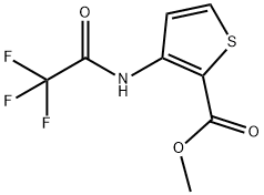 3-(2,2,2-trifluoro-acetylaMino)-thiophene-2-carboxylicacidMethylester 구조식 이미지