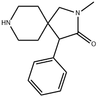 2-METHYL-4-PHENYL-2,8-DIAZASPIRO[4.5]DECAN-3-ONE 구조식 이미지