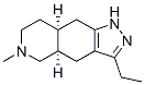 1H-Pyrazolo[3,4-g]isoquinoline,3-ethyl-4,4a,5,6,7,8,8a,9-octahydro-6-methyl-,cis-(9CI) Structure