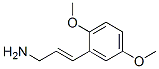2-Propen-1-amine,3-(2,5-dimethoxyphenyl)-,(E)-(9CI) 구조식 이미지