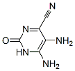 4-Pyrimidinecarbonitrile,  5,6-diamino-1,2-dihydro-2-oxo- Structure