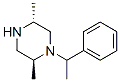 Piperazine, 2,5-dimethyl-1-(1-phenylethyl)-, (2S,5R)- (9CI) Structure