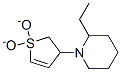 Piperidine, 1-(2,3-dihydro-1,1-dioxido-3-thienyl)-2-ethyl- (9CI) 구조식 이미지