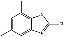 2-Chloro-5,7-dimethylbenzothiazole 구조식 이미지