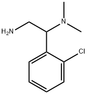 [2-AMINO-1-(2-CHLOROPHENYL)ETHYL]DIMETHYLAMINE Structure