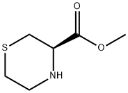 3-ThioMorpholinecarboxylic acid, Methyl ester, (R)- Structure