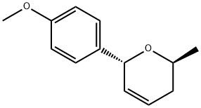 2H-Pyran,3,6-dihydro-6-(4-methoxyphenyl)-2-methyl-,(2S,6R)-(9CI) Structure