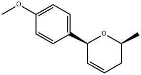 2H-Pyran,3,6-dihydro-6-(4-methoxyphenyl)-2-methyl-,(2S,6S)-(9CI) Structure