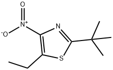 Thiazole, 2-(1,1-dimethylethyl)-5-ethyl-4-nitro- (9CI) Structure