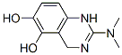 5,6-퀴나졸린디올,2-(디메틸아미노)-1,4-디하이드로-(9Cl) 구조식 이미지