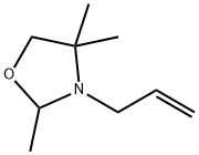 옥사졸리딘,2,4,4-트리메틸-3-(2-프로페닐)-(9CI) 구조식 이미지