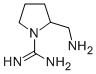 1-Pyrrolidinecarboximidamide,2-(aminomethyl)- Structure