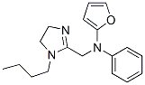 1H-Imidazole-2-methanamine,  1-butyl-N-2-furanyl-4,5-dihydro-N-phenyl- Structure