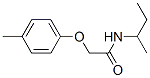 아세트아미드,2-(4-메틸페녹시)-N-(1-메틸프로필)-(9CI) 구조식 이미지